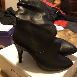 Black booties